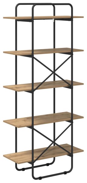 Könyvespolc 5 szintes 60 x 35 x 175,5 cm PB Kézműves Tölgy