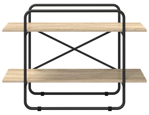 Könyvespolc 2 szintes 100 x 35 x 70 cm PB Sonoma Tölgy