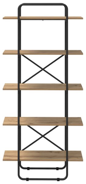 Könyvespolc 5 szintes 60 x 35 x 175,5 cm PB Kézműves Tölgy