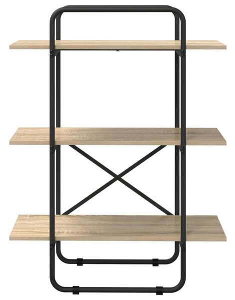 Könyvespolc 3 szintes 60 x 35 x 105 cm PB Sonoma Tölgy