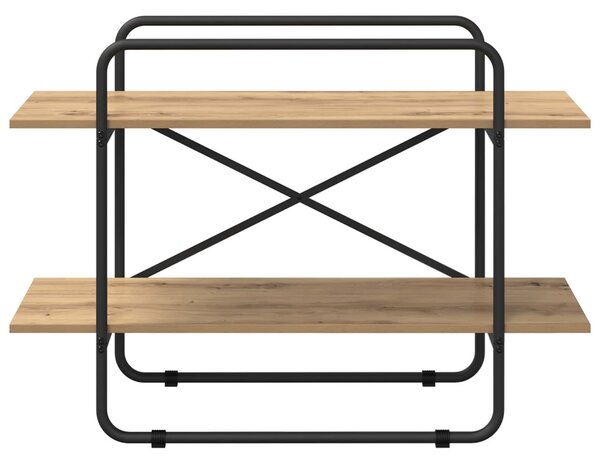 Könyvespolc 2 szintes 100 x 35 x 70 cm PB Kézműves Tölgy