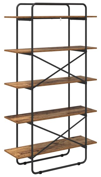 Könyvespolc 5 szintes 100 x 35 x 175,5 cm PB Tölgyfa