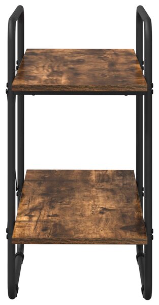 Könyvespolc 2 szintes 60 x 35 x 70 cm PB Füstös Tölgy