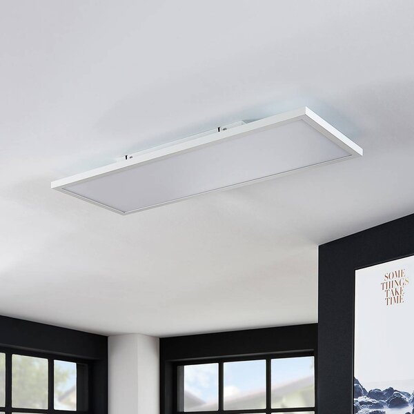 Arcchio LED panel Brenda, 80 x 30 cm, CCT, távvezérléssel, dimmelhető, Fehér / opál, Nappali / Étkező, Modern