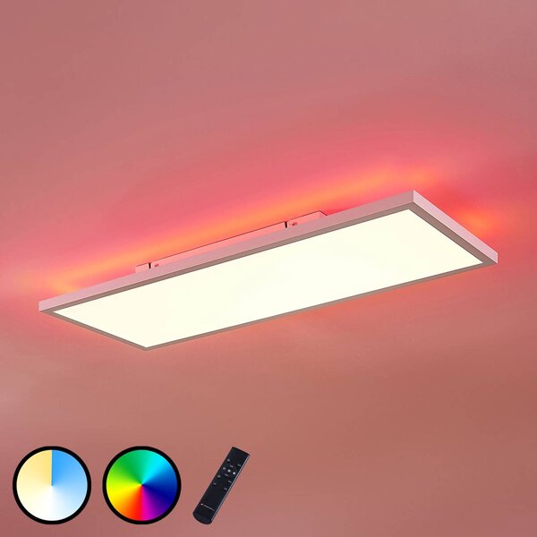 Arcchio LED panel Brenda, 80 x 30 cm, CCT, távvezérléssel, dimmelhető, Fehér / opál, Nappali / Étkező, Modern