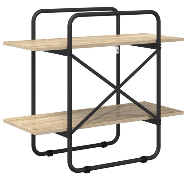 Könyvespolc 2 szintes 60 x 35 x 70 cm PB Sonoma Tölgy