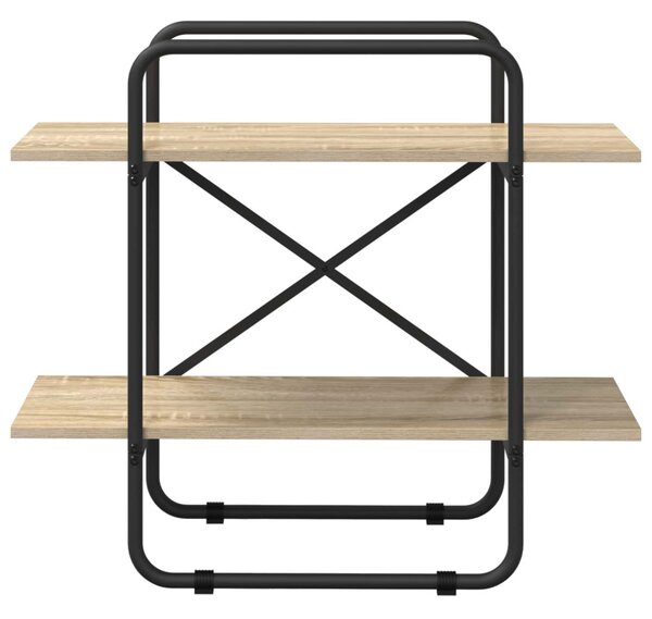 Könyvespolc 2 szintes 60 x 35 x 70 cm PB Sonoma Tölgy