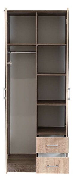 Miami Gardróbszekrény 80x205 cm Sonoma/Yorki Tölgy