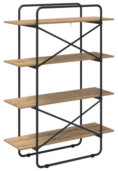 Könyvespolc 4 szintes 100 x 35 x 140 cm PB Kézműves Tölgy