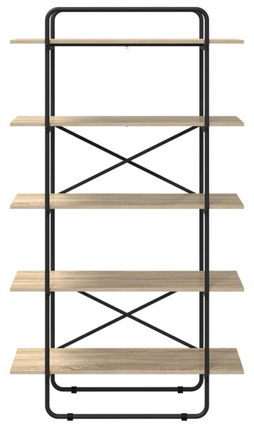 Könyvespolc 5 szintes 100 x 35 x 175,5 cm PB Sonoma Tölgy
