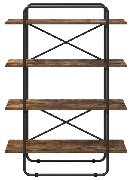 Könyvespolc 4 szintes 100 x 35 x 140 cm PB Füstös Tölgy