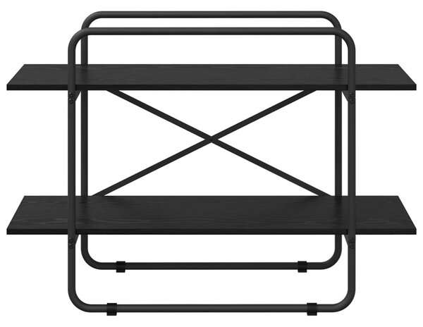 Könyvespolc 2 szintes 100 x 35 x 70 cm PB Fekete Tölgy