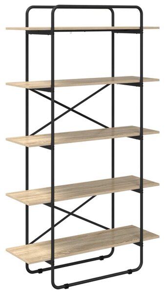 Könyvespolc 5 szintes 100 x 35 x 175,5 cm PB Sonoma Tölgy