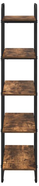 Könyvespolc 5 szintes 60 x 35 x 175,5 cm PB Füstös Tölgy