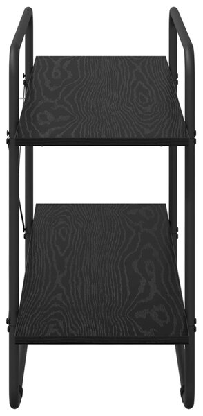 Könyvespolc 2 szintes 100 x 35 x 70 cm PB Fekete Tölgy