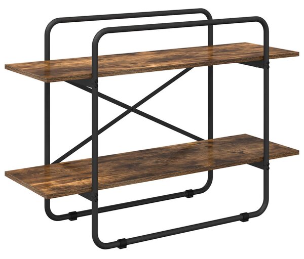 Könyvespolc 2 szintes 100 x 35 x 70 cm PB Füstös Tölgy