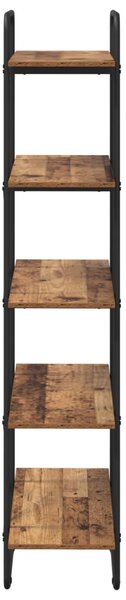Könyvespolc 5 szintes 60 x 35 x 175,5 cm PB Tölgyfa