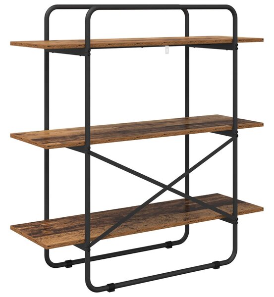 Könyvespolc 3 szintes 100 x 35 x 105 cm PB Tölgyfa