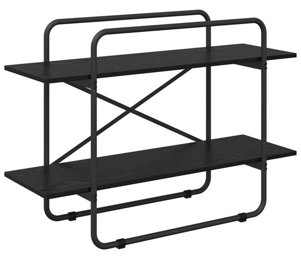 Könyvespolc 2 szintes 100 x 35 x 70 cm PB Fekete Tölgy