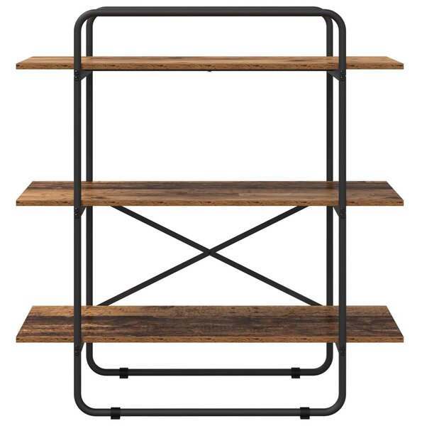 Könyvespolc 3 szintes 100 x 35 x 105 cm PB Tölgyfa