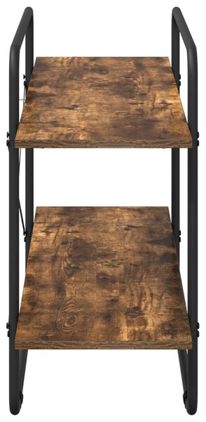 Könyvespolc 2 szintes 100 x 35 x 70 cm PB Füstös Tölgy