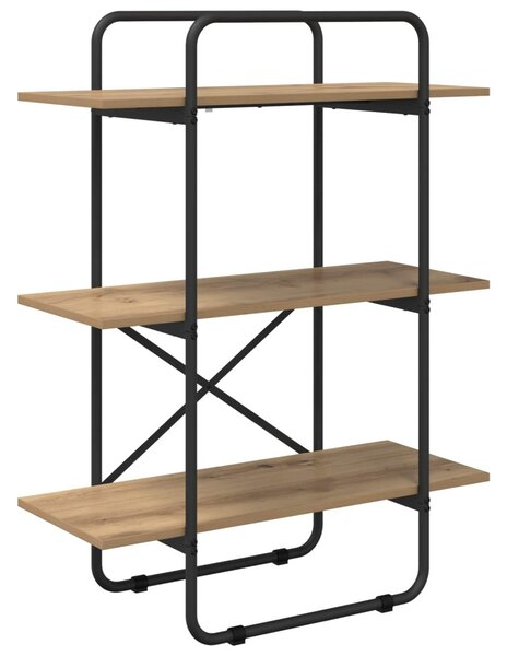Könyvespolc 3 szintes 60 x 35 x 105 cm PB Kézműves Tölgy