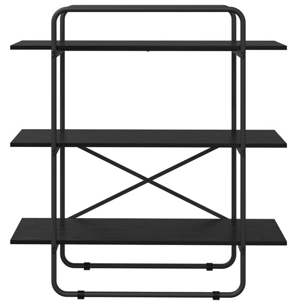 Könyvespolc 3 szintes 100 x 35 x 105 cm PB Fekete Tölgy