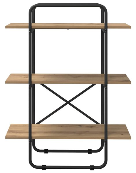 Könyvespolc 3 szintes 60 x 35 x 105 cm PB Kézműves Tölgy