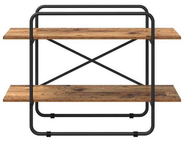 Könyvespolc 2 szintes 100 x 35 x 70 cm PB Tölgyfa