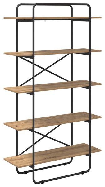 Könyvespolc 5 szintes 100 x 35 x 175,5 cm PB Kézműves Tölgy
