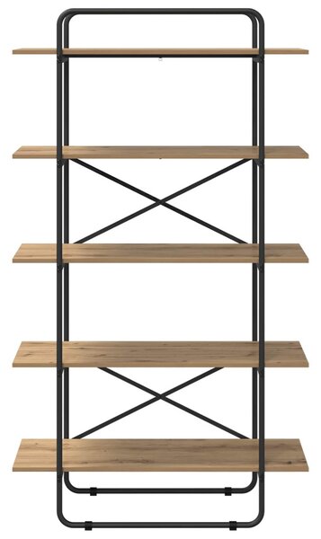 Könyvespolc 5 szintes 100 x 35 x 175,5 cm PB Kézműves Tölgy