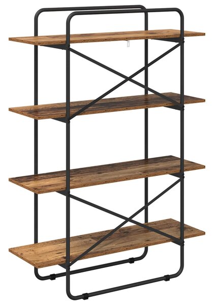 Könyvespolc 4 szintes 100 x 35 x 140 cm PB Tölgyfa