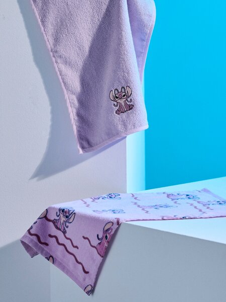 Sinsay - Pamut törölköző 2 db Stitch - levendula