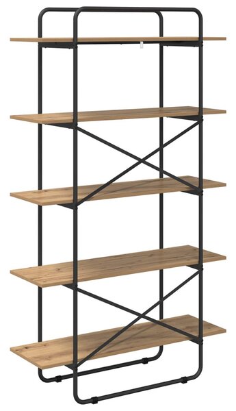 Könyvespolc 5 szintes 100 x 35 x 175,5 cm PB Kézműves Tölgy