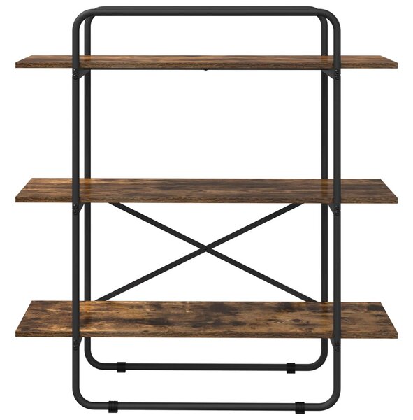 Könyvespolc 3 szintes 100 x 35 x 105 cm PB Füstös Tölgy