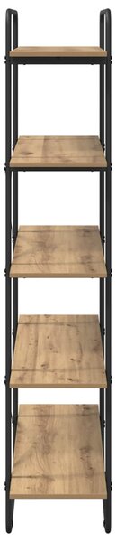 Könyvespolc 5 szintes 100 x 35 x 175,5 cm PB Kézműves Tölgy