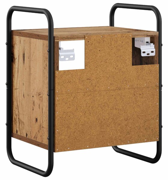 Függő éjjeli szekrény Antik Fa 40 x 30 x 50 cm Szerelt Fa