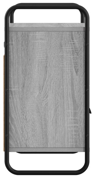 Függő éjjeli szekrény 2 db Szürke Sonoma 40 x 30 x 60 cm