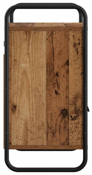 Függő éjjeli szekrény 2 db Antik Fa 40 x 30 x 60 cm Szerelt Fa