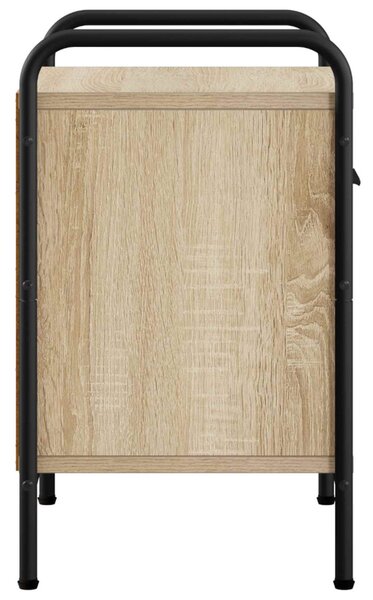 Éjjeliszekrény 2 db Sonoma Tölgy 40 x 30 x 50 cm Szerelt Fa