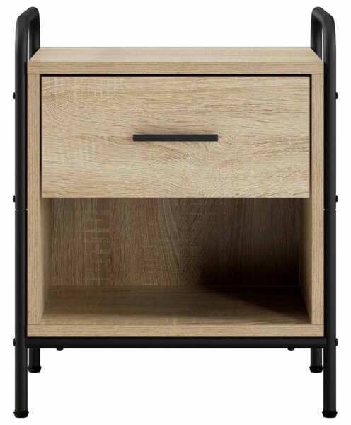 Éjjeliszekrény 2 db Sonoma Tölgy 40 x 30 x 50 cm Szerelt Fa