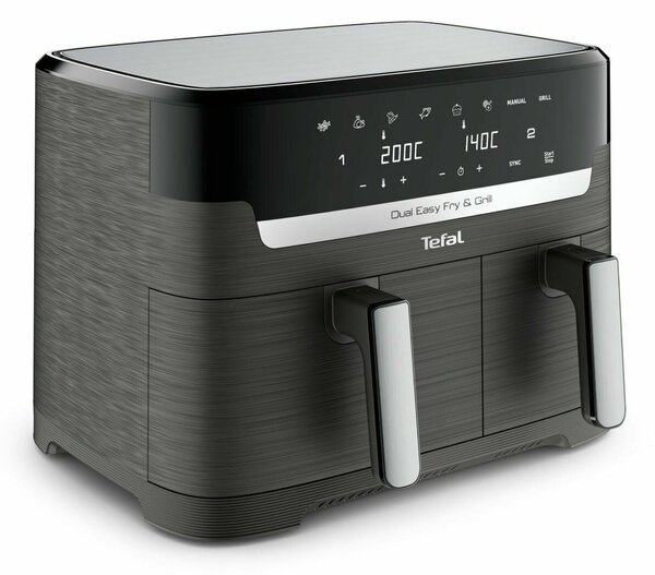 Tefal EY905B10 Dual Easy Fry & Grill Forrólevegős sütő 2700W, Fekete
