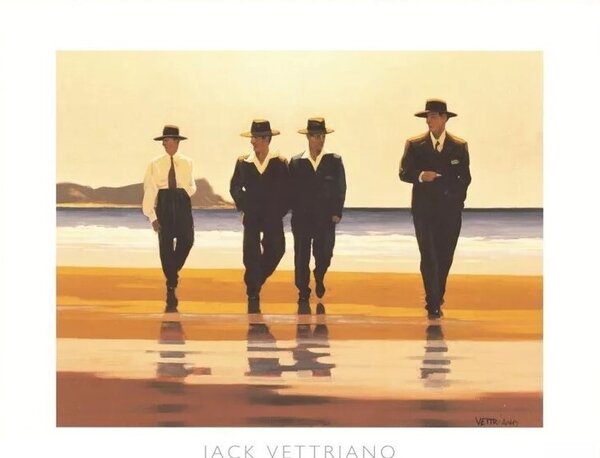 The Billy Boys, 1994 Festmény reprodukció, Jack Vettriano, (50 x 40 cm)