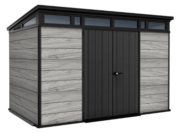 Kerti ház Keter PENT Signature 11x7 Storm Grey, padlóval