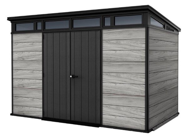 Kerti ház Keter PENT Signature 11x7 Storm Grey, padlóval