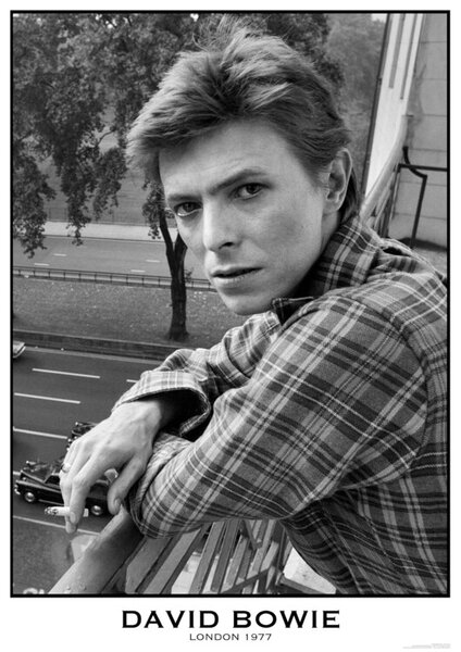 Plakát David Bowie - London 1977, (59.4 x 84.1 cm)