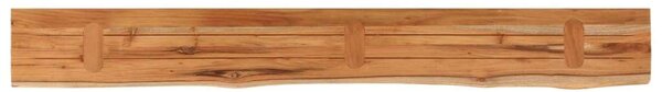 VidaXL tömör akácfa téglalap alakú fali polc 180 x 20 x 3,8 cm