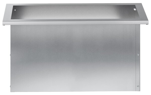 Led-es kerti virágláda Ezüst 30 x 60 x 30 cm Horganyzott Acél