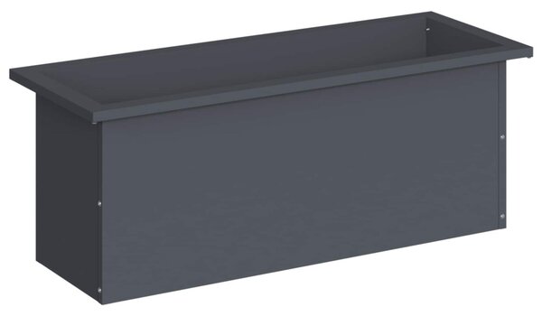 Led-es kerti virágláda Antracit 30 x 80 x 30 cm Acél