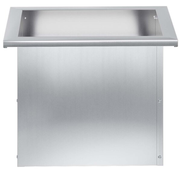 Led-es kerti virágláda 2 db Ezüst 30 x 40 x 30 cm